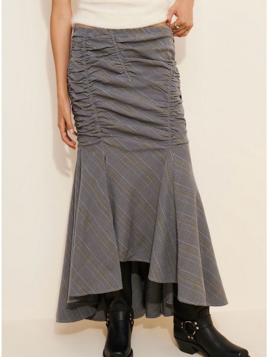 Anthropologie Dresses & Skirts - Maeve Sexy Ruched Mermaid Midi Skirt